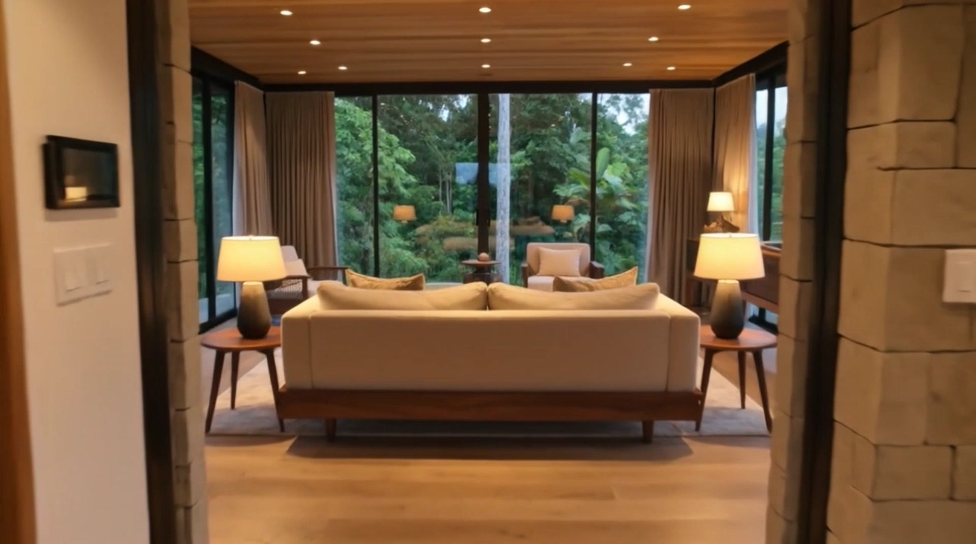 The living room